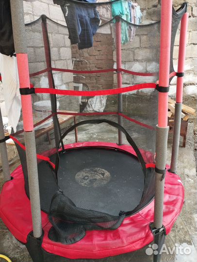 Детский батут с сеткой бу