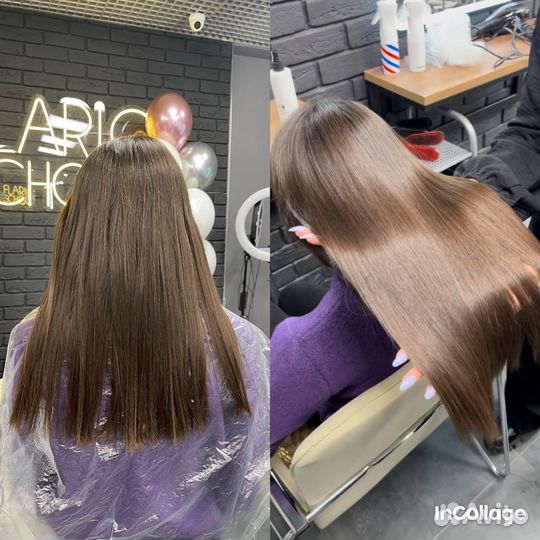 Модель на кератин, ботокс для волос