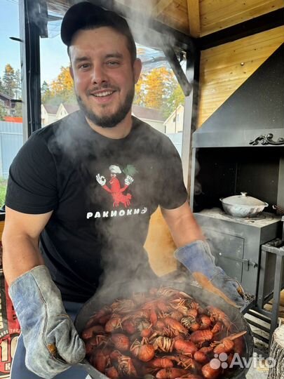 Раки свежие, дикие