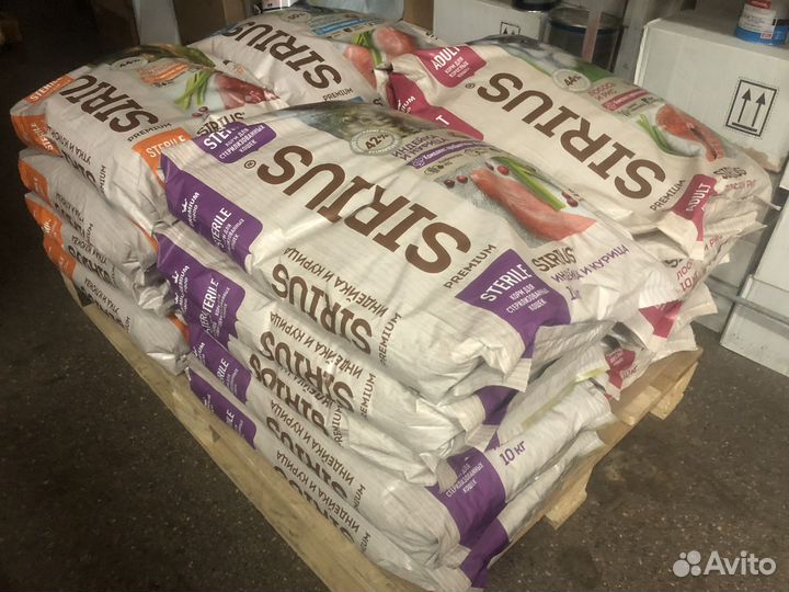 Корм для кошек Sirius