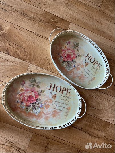 Поднос декоративный, набор