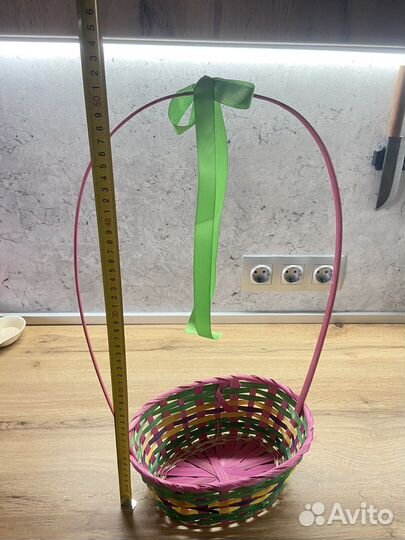 Корзина плетеная декоративная