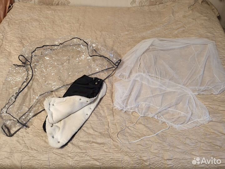 Дождевик, сетки, муфта на коляску