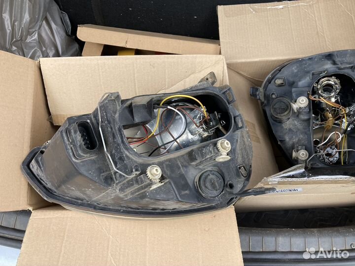 Передние фары на priora