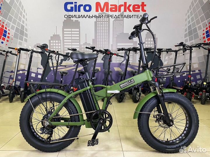 Электровелосипед Электрофэтбайк Minako F10