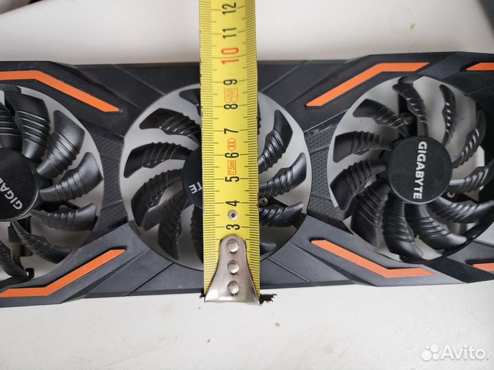 Кожух вентиляторов для карты гигабайт p104-100