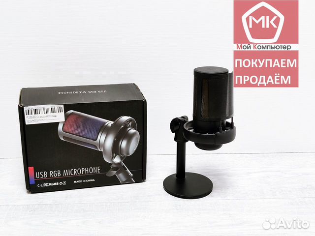 Конденсаторный RGB USB-микрофон ME6S