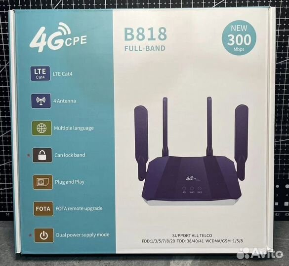 Wifi роутер 4g модем