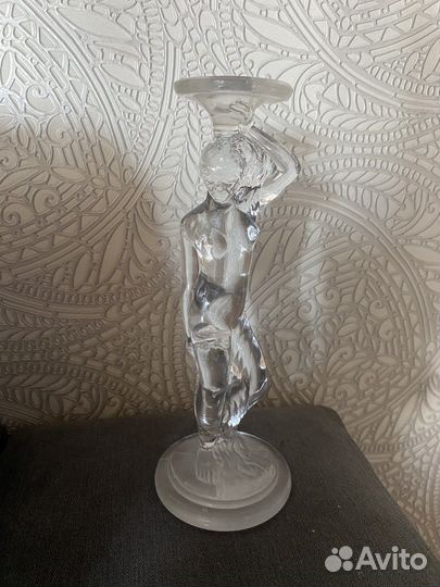 Подсвечник хрустальный СССР