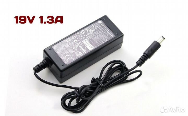 Блок питания 19V 1.3A для монитора LG ADS-40FSG-19