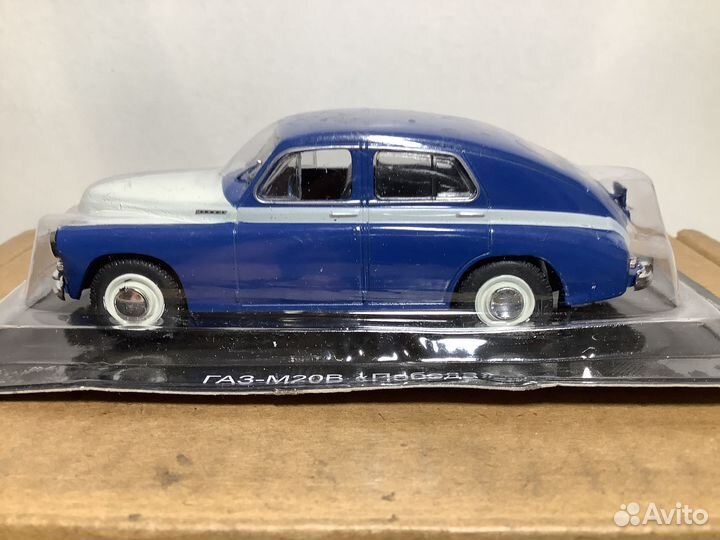 Модель автомобиля газ-М20В Победа 1:43 деа