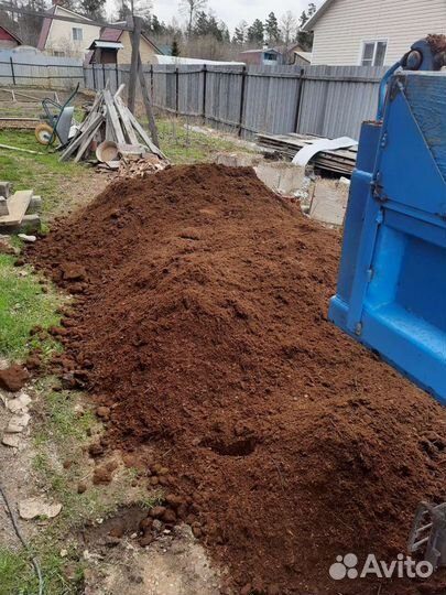 Перегной, навоз, торф, земля с доставкой