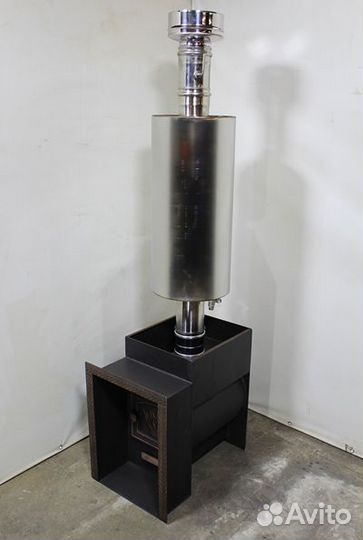 Печь для бани с баком