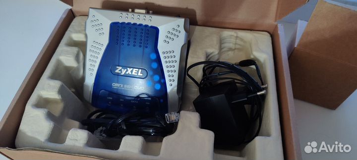 Модем zyxel Omni 56K DUO