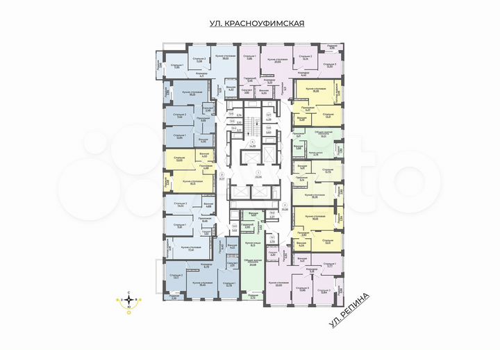 2-к. квартира, 67,1 м², 12/29 эт.