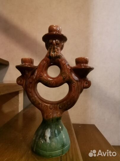Подсвечник керамика СССР