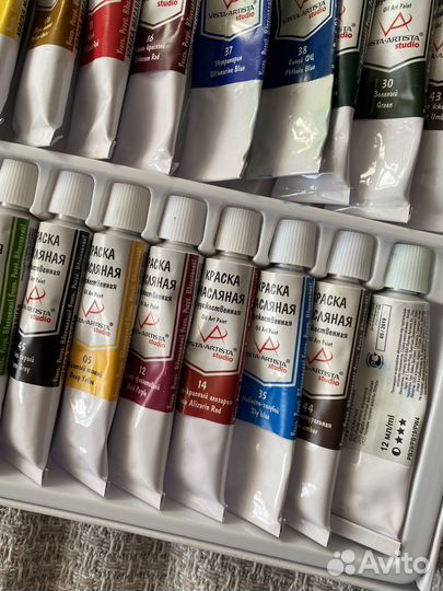 Масляные краски vista artista