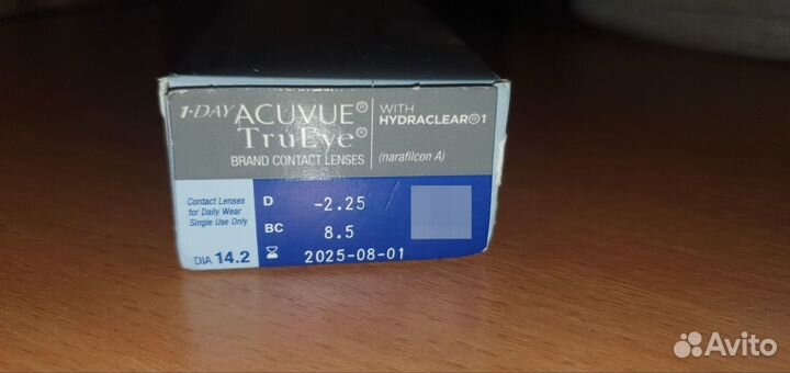 Линзы контактные Acuvue TruEye