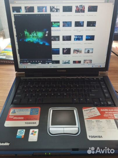 Ноутбук toshiba satellit а35-s159