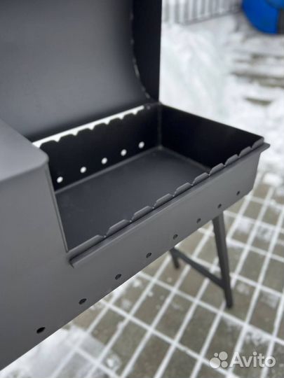 Мангал с печью под казан