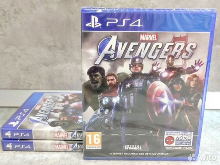 Marvel Avengers PS4 диск новый русская озвучка