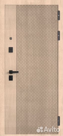 Дверь входная с зеркалом