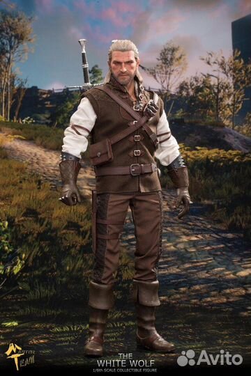 Фигурка Ведьмак mttoys White wolf