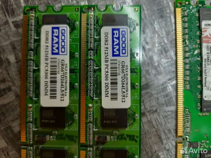 Оперативная память ddr2 512мб