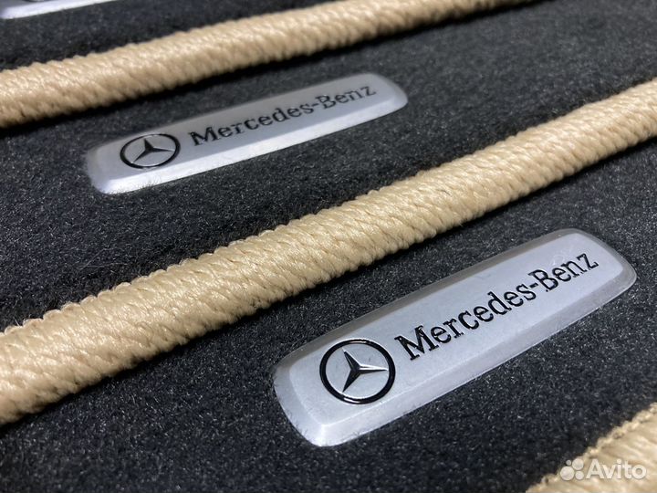 Ворсовые коврики Mercedes GL, GLS, S, GLE, GLC