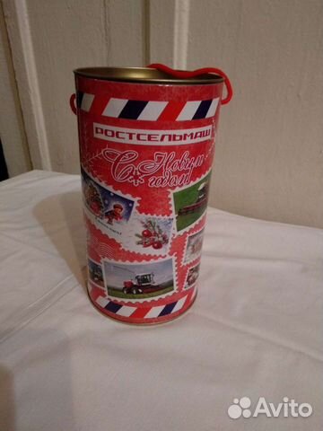 Коробка Ростсельмаш эксклюзивная, жестяная