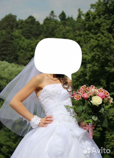 Свадебное платье To be bride, 42-44, от 170см, б/у