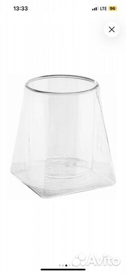 Стакан с двойными стенками Quadroni