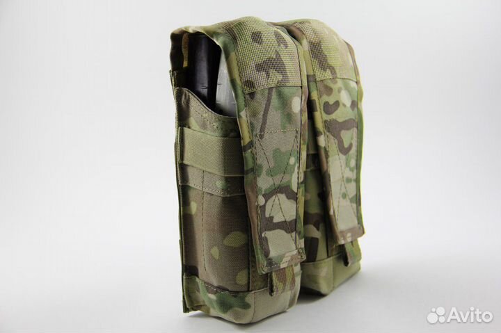 Подсумок для 4 магазинов ак закрытый. Мультикам