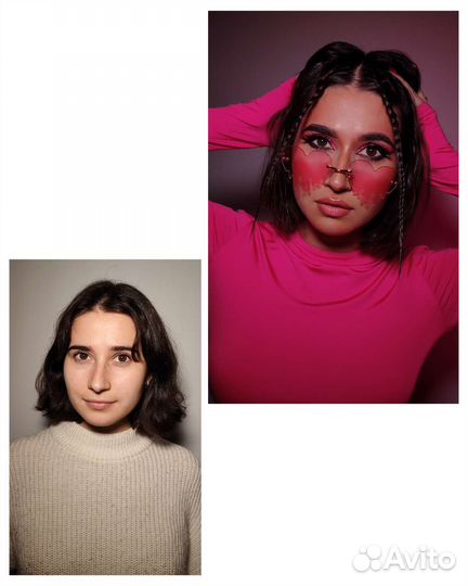 Укладка и макияж