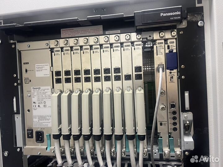 Гибридная атс panasonic kx-tda 200