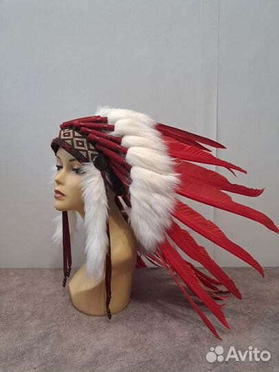 Индейский головной убор. Роуч