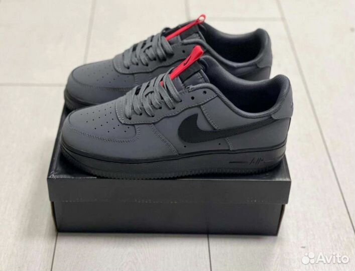Кроссовки Nike Air Force 1 University Red Black