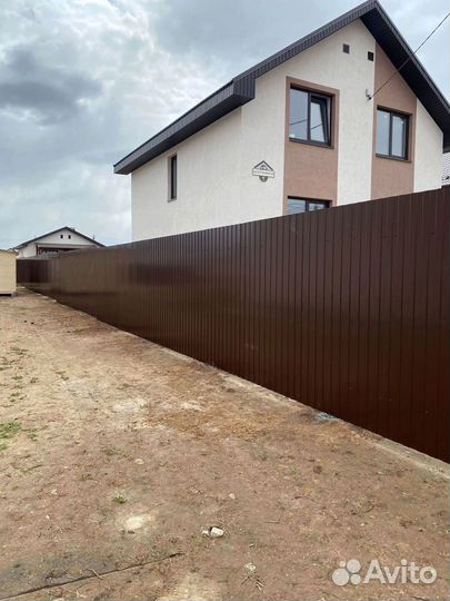 Забор из профнастила