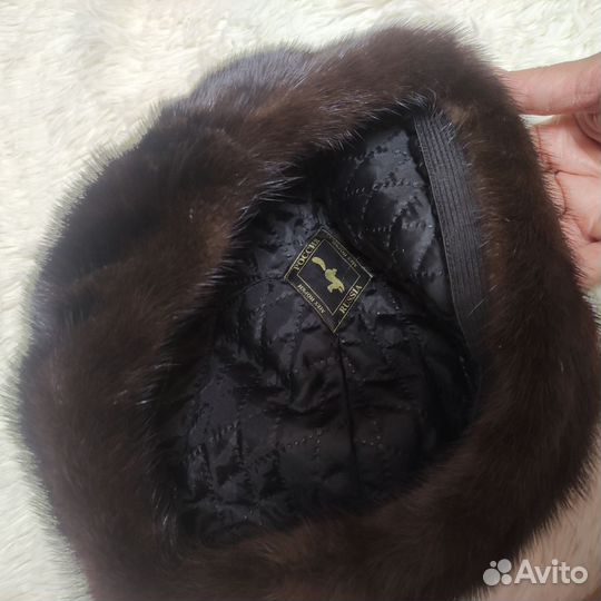 Берет норковый