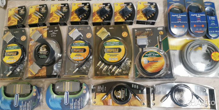 Кабели scart s-VHS переходники