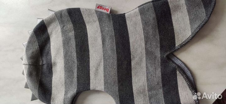 Шапка шлем для мальчика 50-52