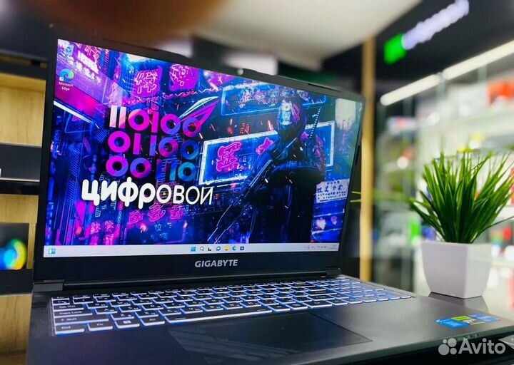Игровой ноутбук intel Core i5-12/RTX4050/DDR4-8Gb