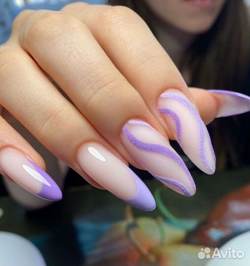 Маникюр гель-лак. наращивание ногтей