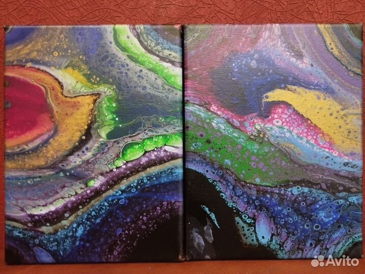 Интерьерная картина, абстракция, акрил