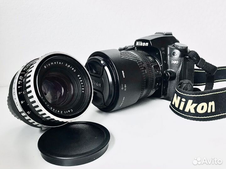Nikon D90 kit 18-105 + Портретник Biometar 2,8/80