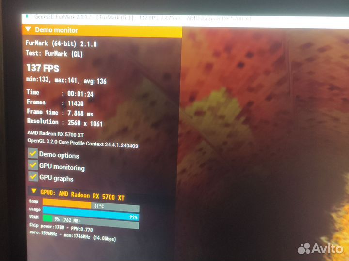 Видеокарта рх 5700xt 8gb