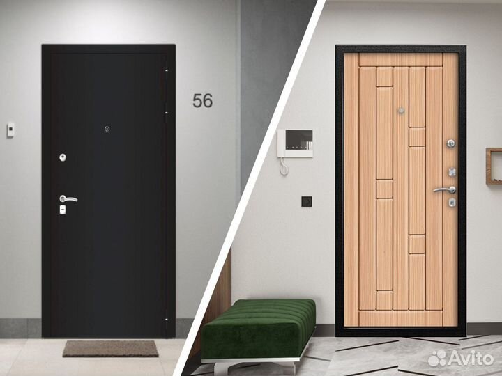 Двери входные металлические