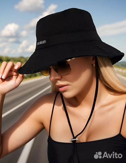 Jacquemus панама черная