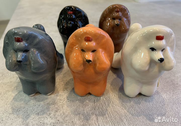 Королевский Пудель Фарфор - Ручная работа