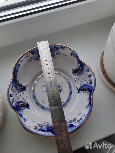 Конфетница гжель